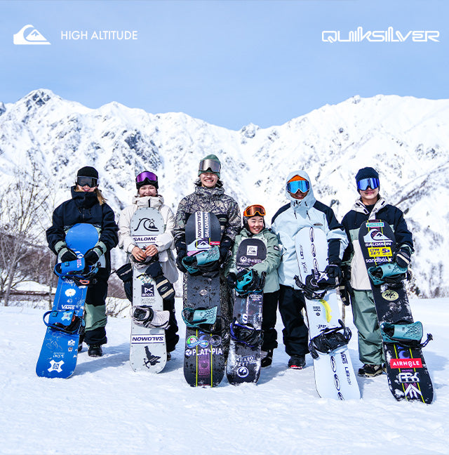 HIGH ALTITUDE COLLECTION：クイックシルバー最新スノーボードウェア
