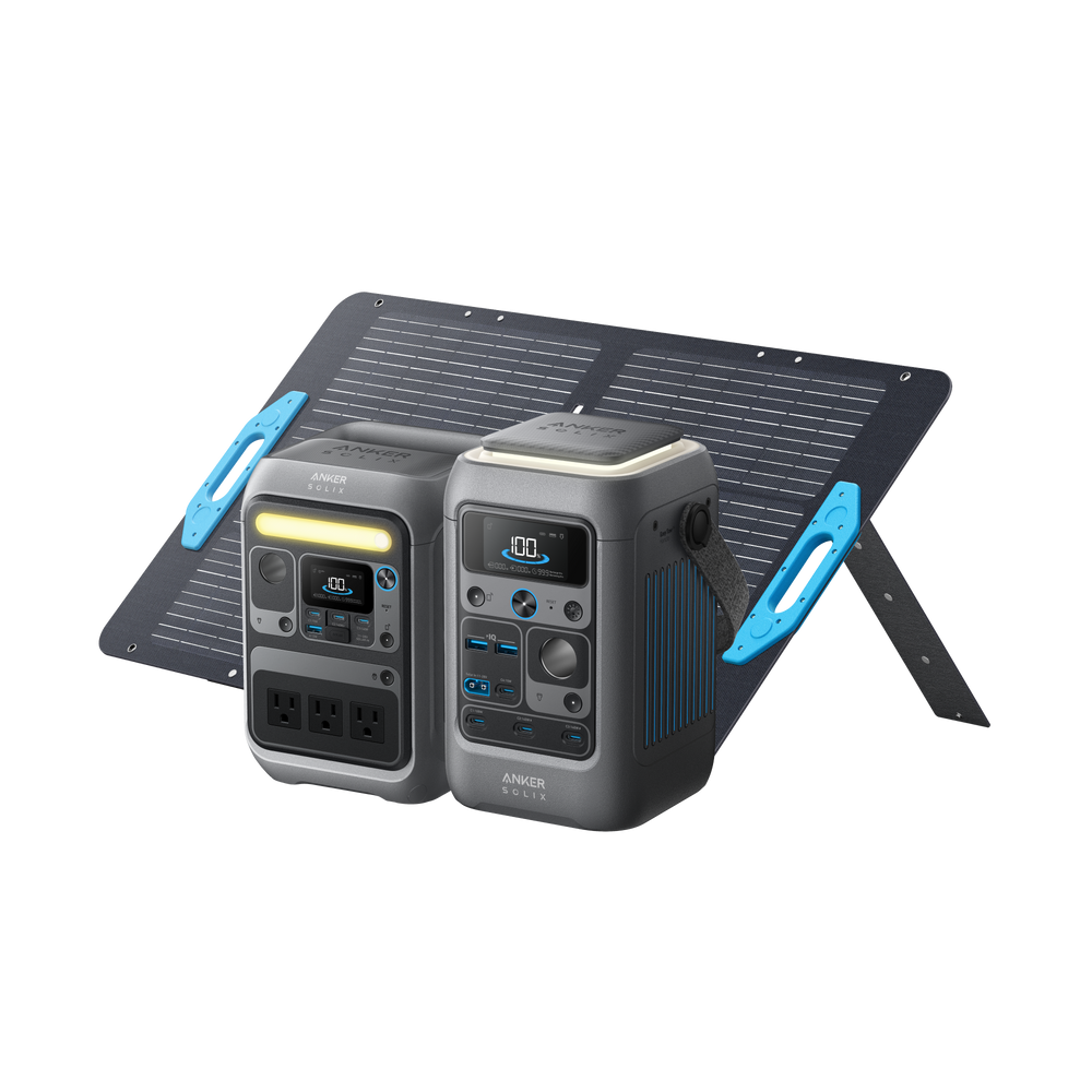 Anker SOLIX C300 Portable Power Station + C300 DC Portable Power