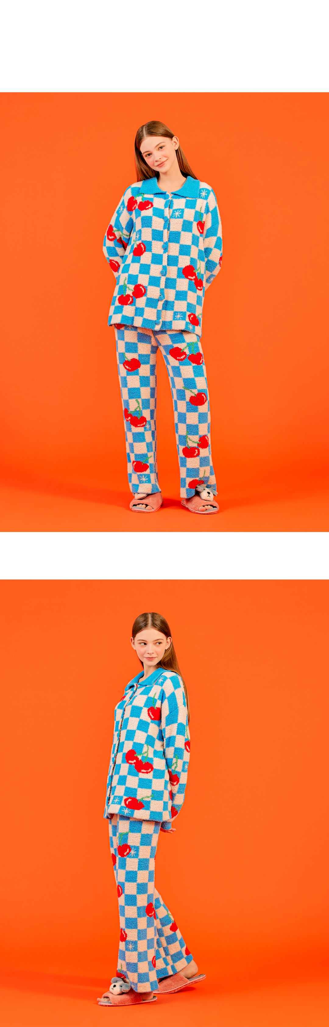 パジャマ上下セット(長袖) - Cherry