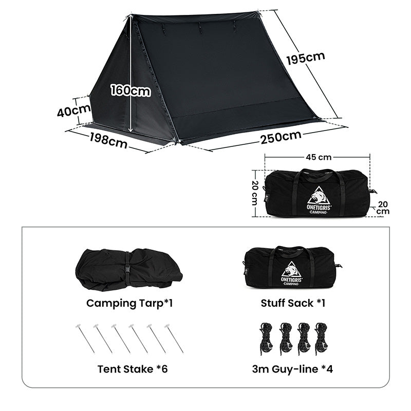 SOLO HOMESTEAD T/C キャンプ用タープ | OneTigris Camping