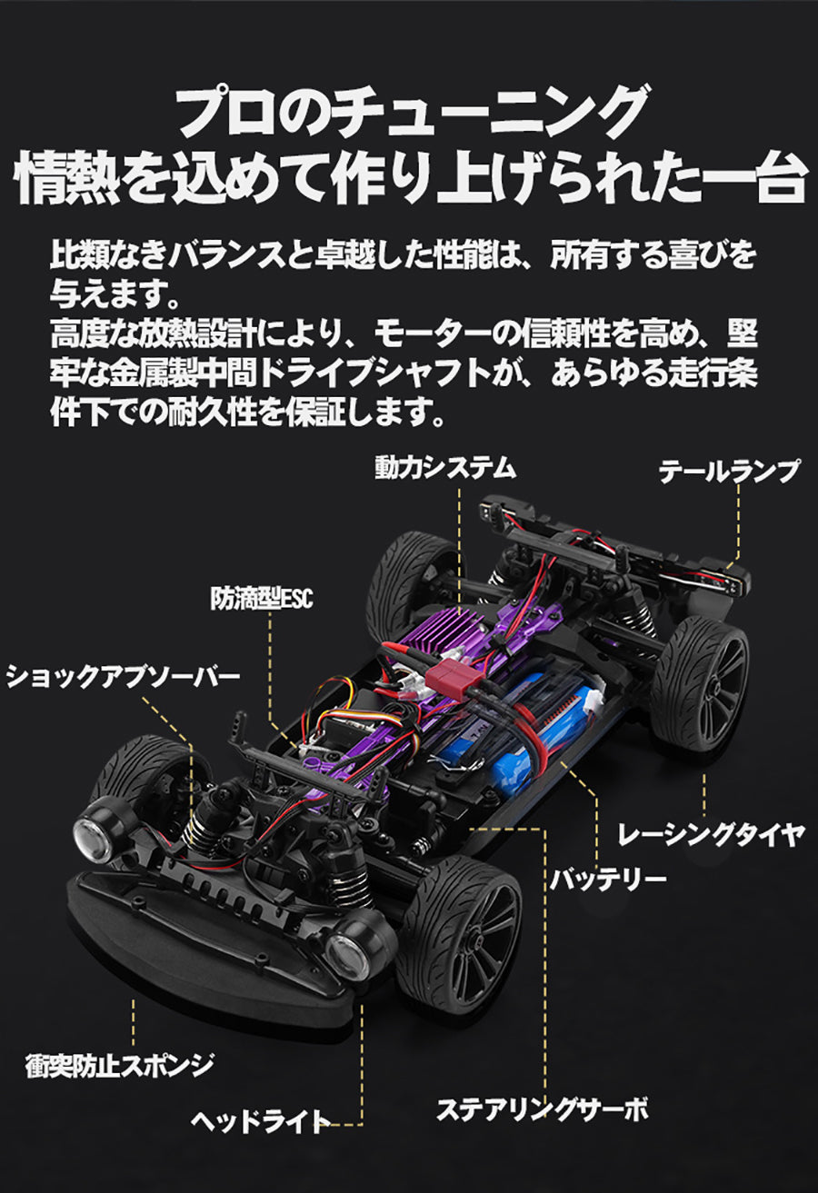 JJRC Q117E 1:16 4WDドリフトカー 35KM/H高速ラジコンカー – YOYOHOBBY