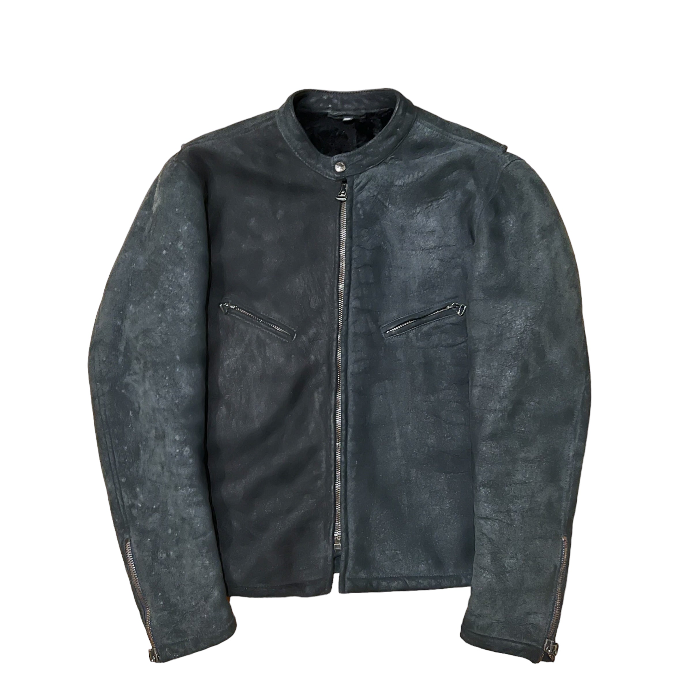SEVENSTARCLOTHING - HELMUT LANG 2000AW BLACK BORE MOUTON SHEARLING