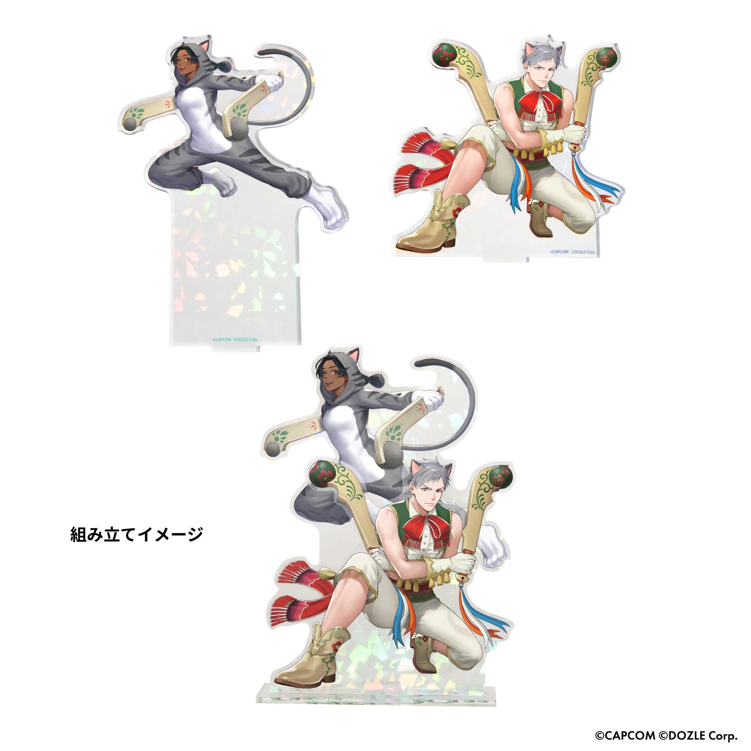 受注生産商品】リリー×ネコおじ アクリルスタンド2体セット – GRAPHT