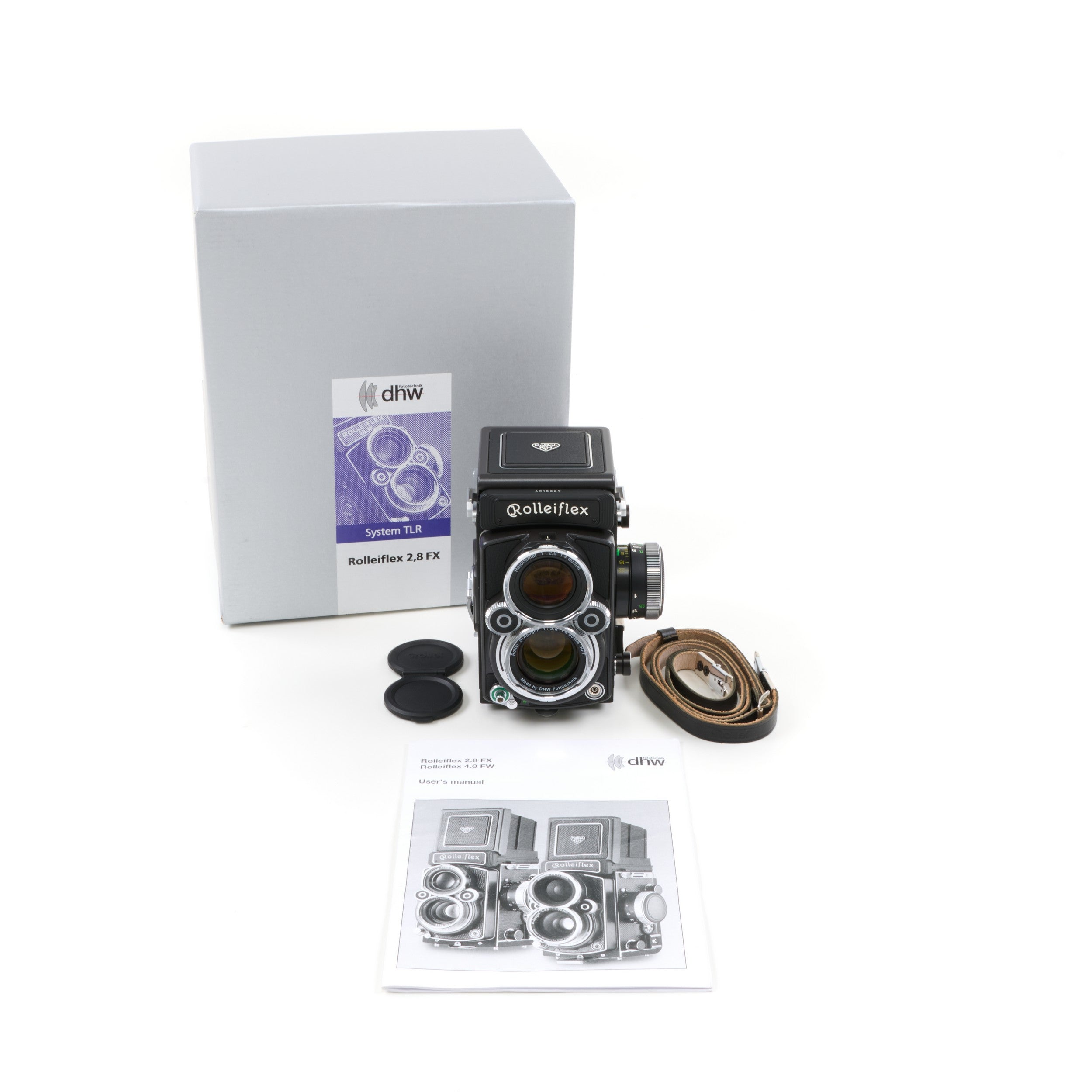 ROLLEIFLEX 2.8 FX + 4.0 FT + 4.0 FW BLACK EDITION SET BOX 17000