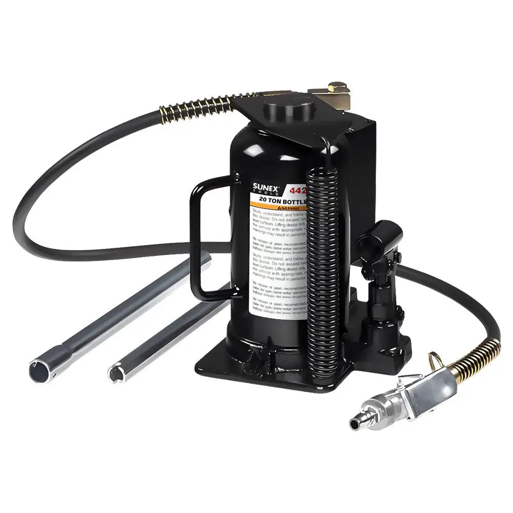 Sunex 4420AH 20 Ton Air/Hydraulic Bottle Jack - Durable – All Tire