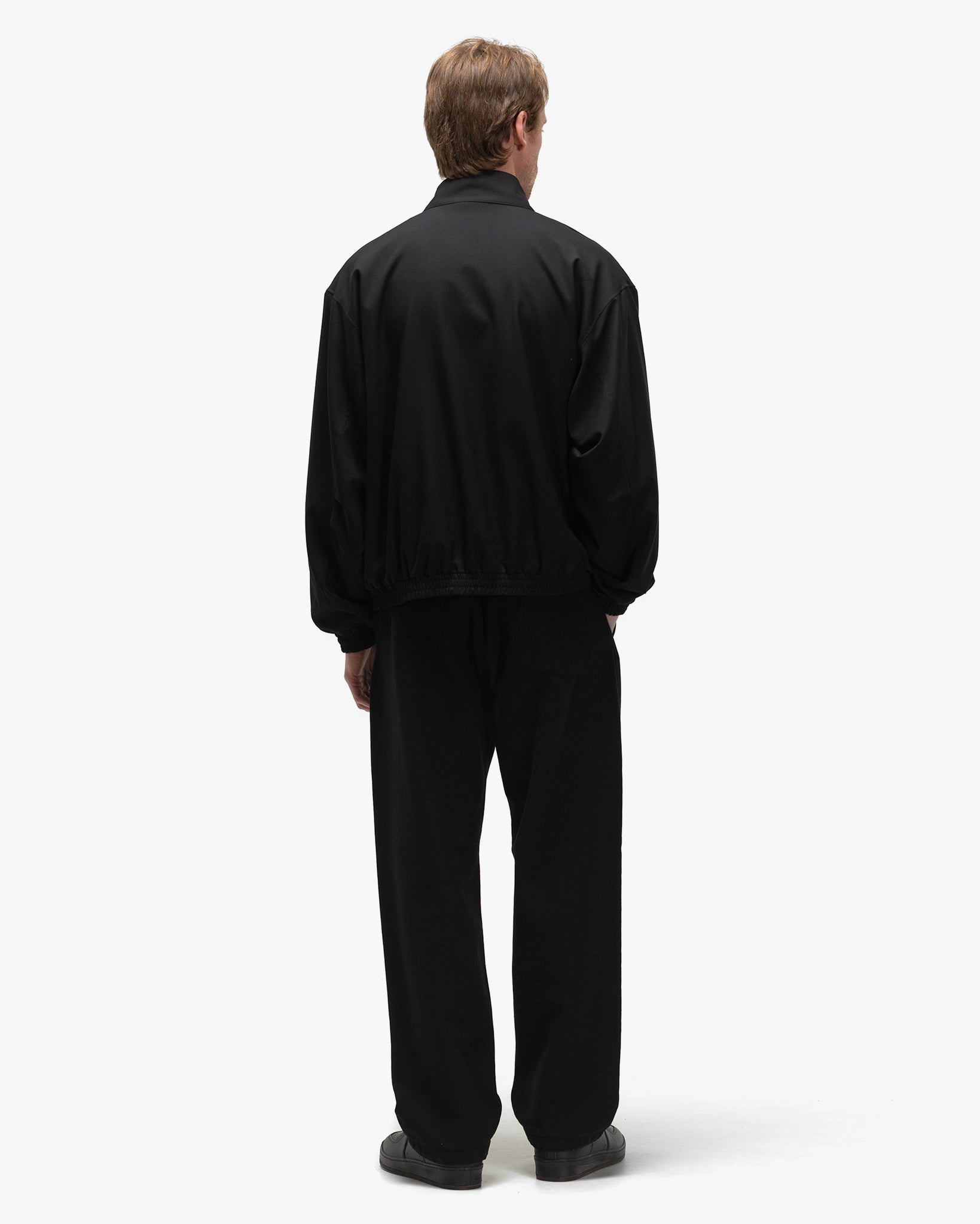 AURALEE Super Fine Tropical Wool Zip Blouson Black | HAVEN