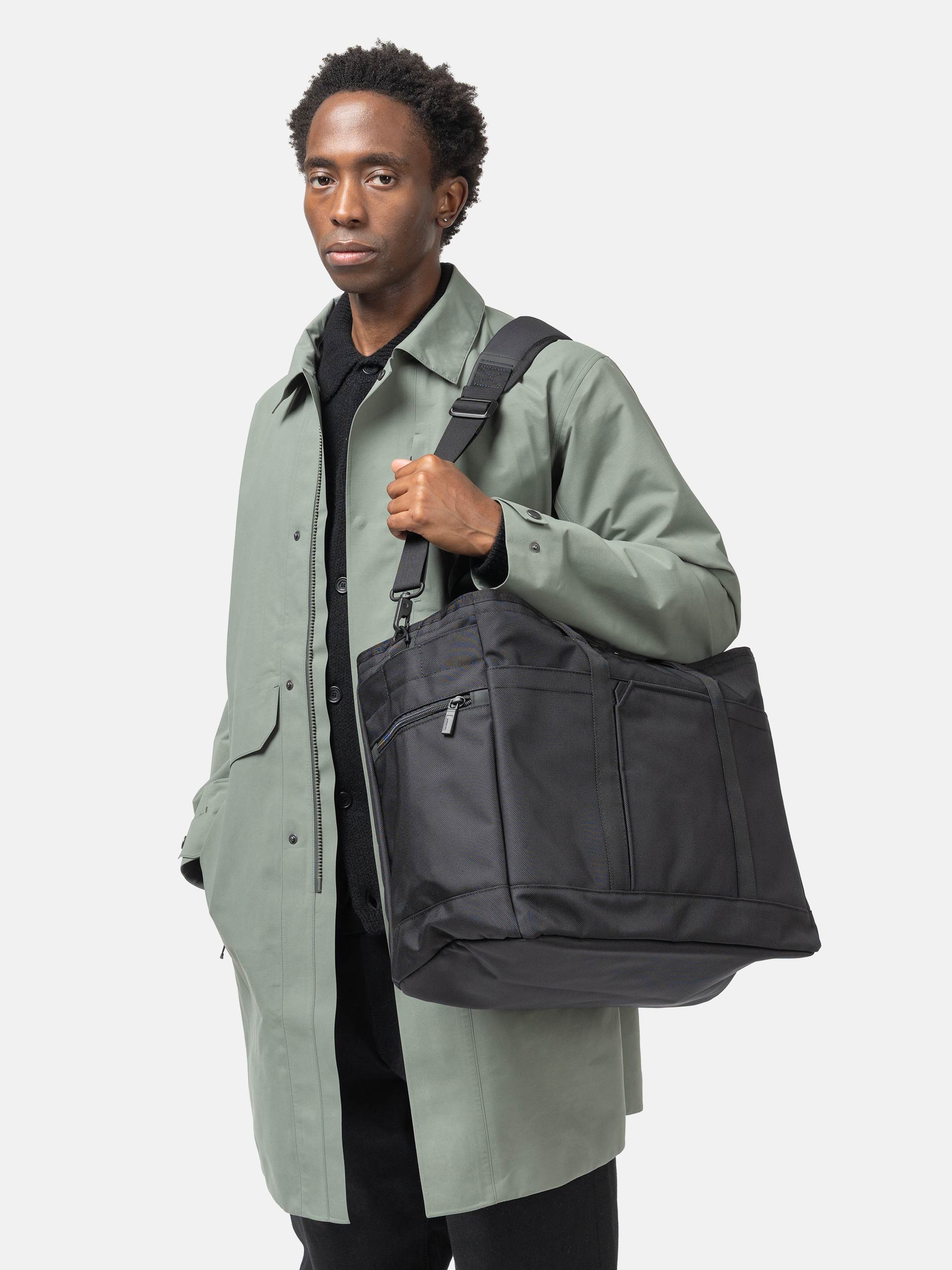 PORTER TANKER Carrying Tote Bag Black | HAVEN