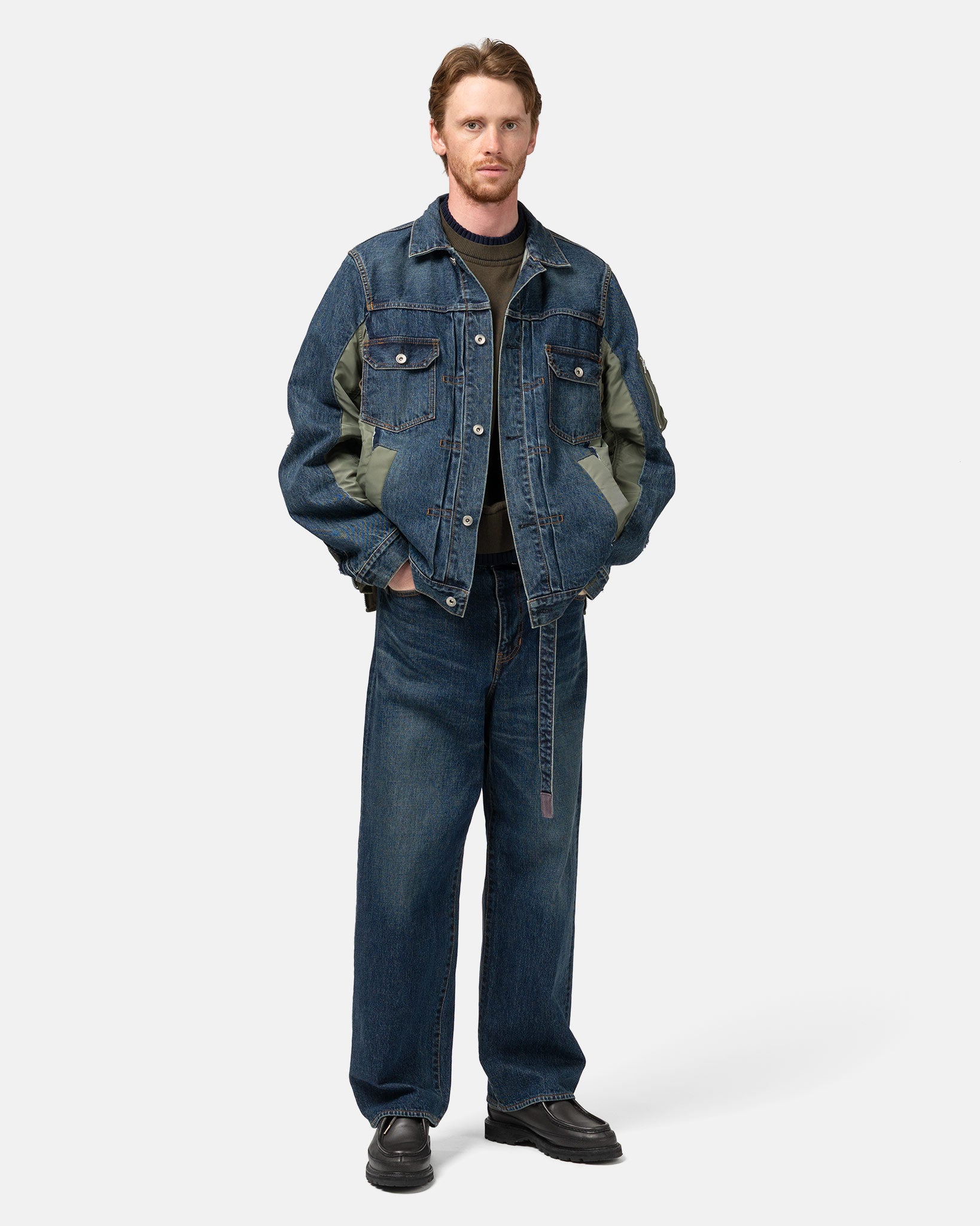 sacai Denim Pants Blue | HAVEN