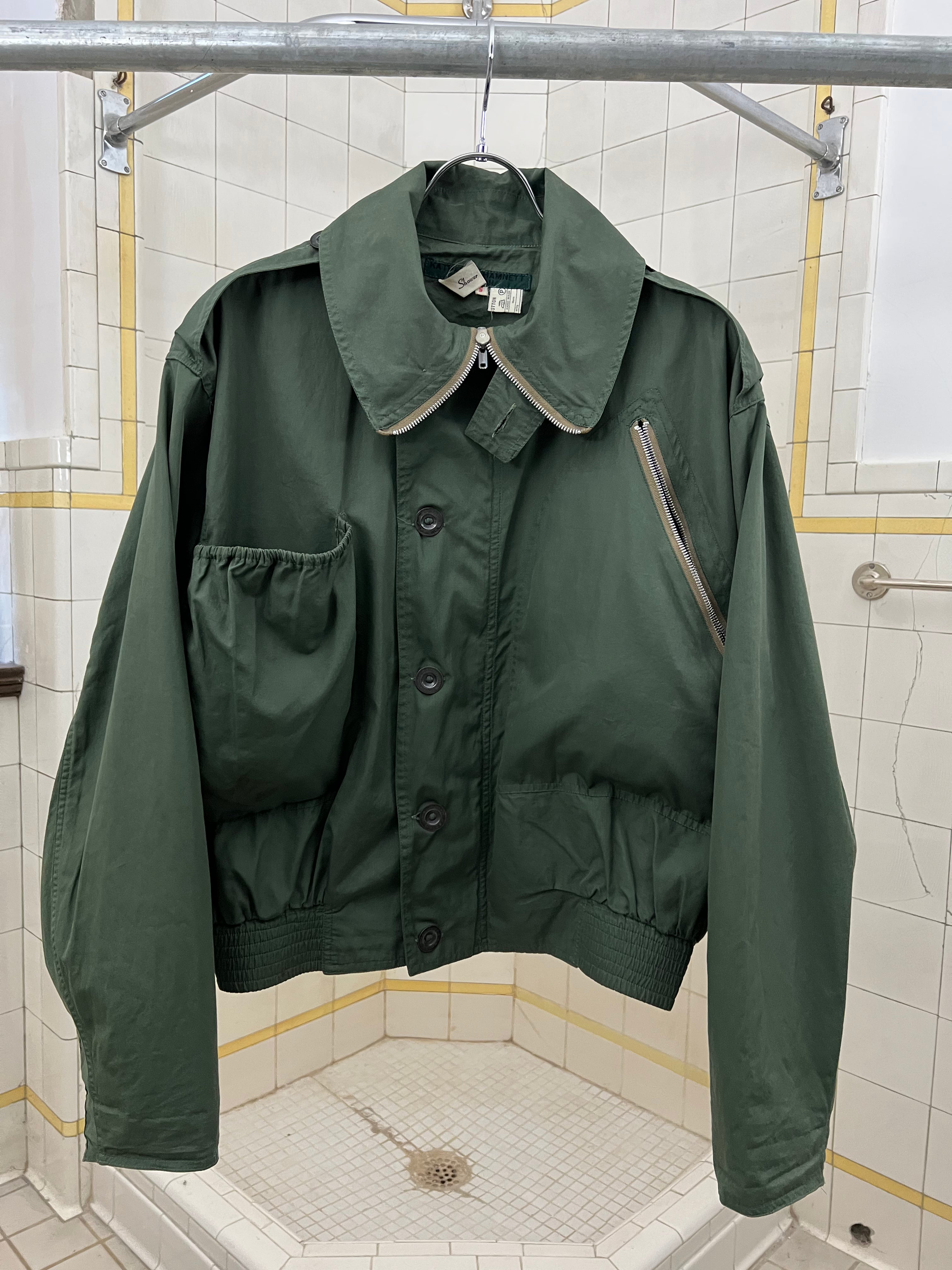 1980s Katharine Hamnett High Neck RAF MK3 Jacket - Size M