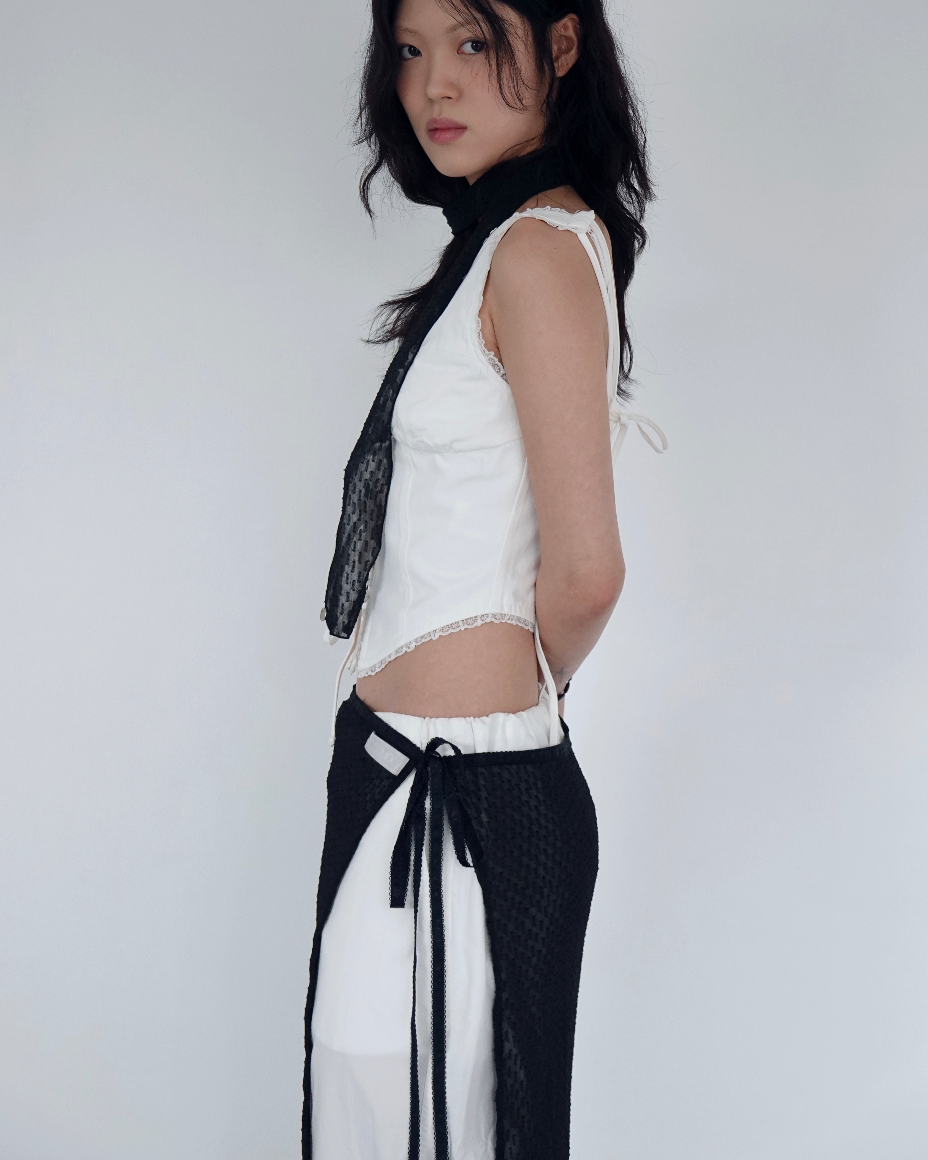 シアーレイヤードラップスカート - ROSSMOOR | 60% - アジア