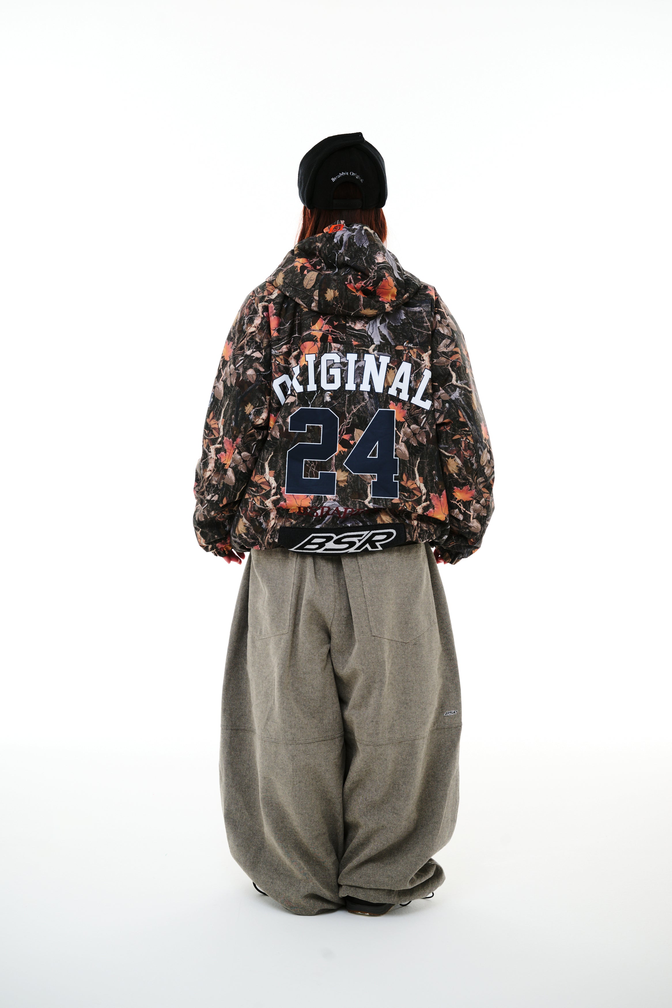 オリジナルBSRフーディドジャケット リアルツリーブラック - BSRABBIT