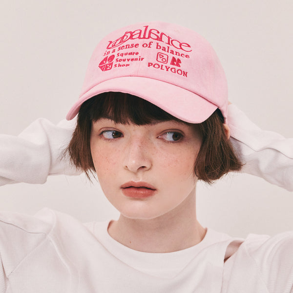 アンバラスボールキャップ_ピンク - squareline | 60% - アジア