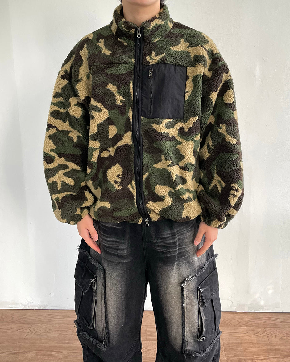 オールデイカモフラージュシェルパジップアップ - IDF | 60% - アジア