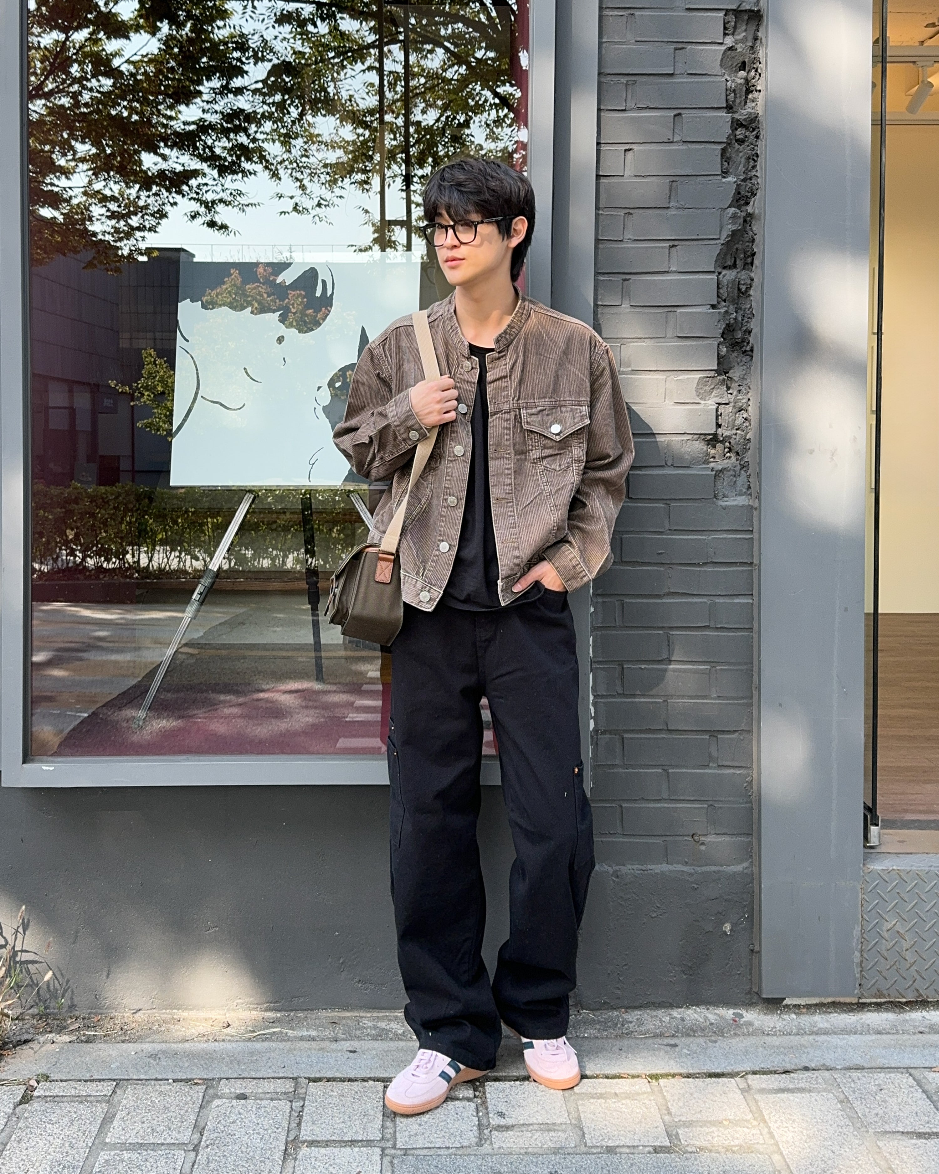 DAF コーデュロイジャケット (ブラウン) - SCENERITY | 60% - アジア