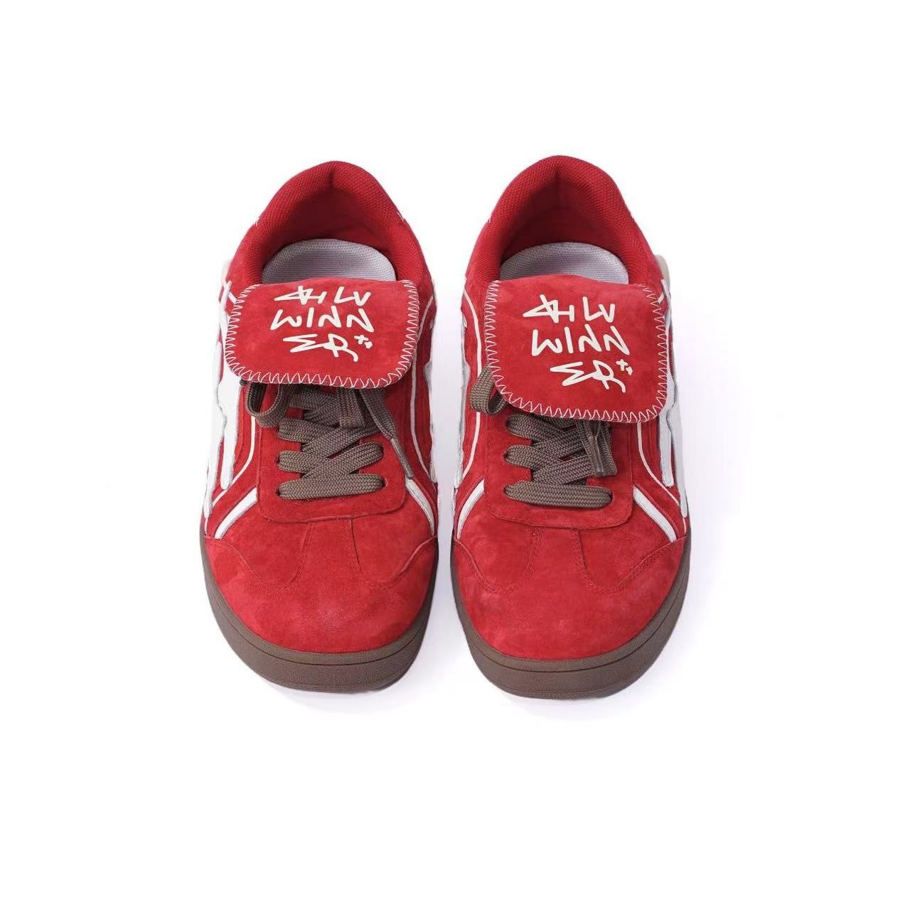 KILLWINNER German - training - style red sneakers, casual low