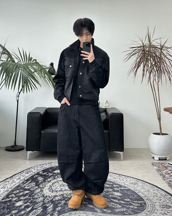 レペルバックストラップデニムパンツ - SATIIIZ | 60% - アジア