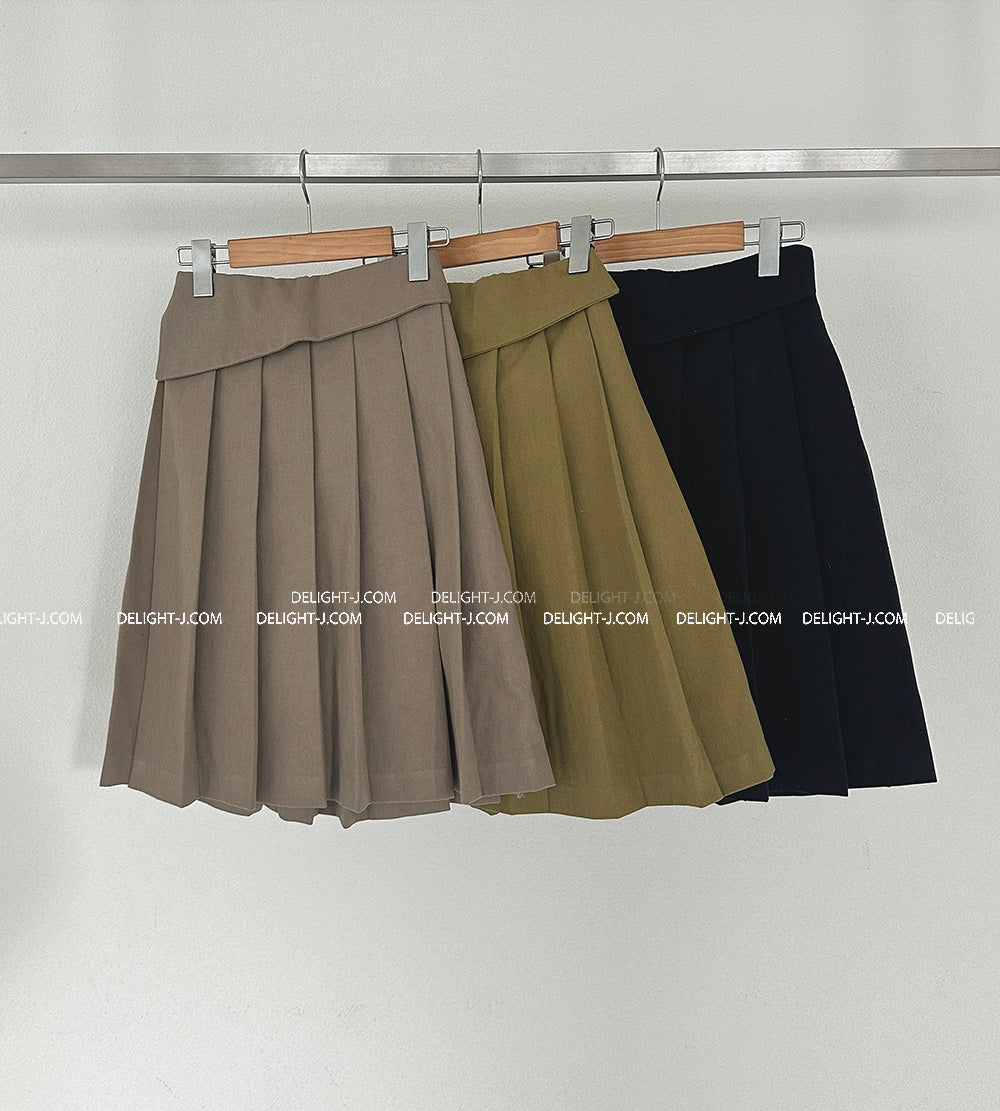 Gigantic Pleated Midi skirt - Delight-J | 60% - Asian Fashion