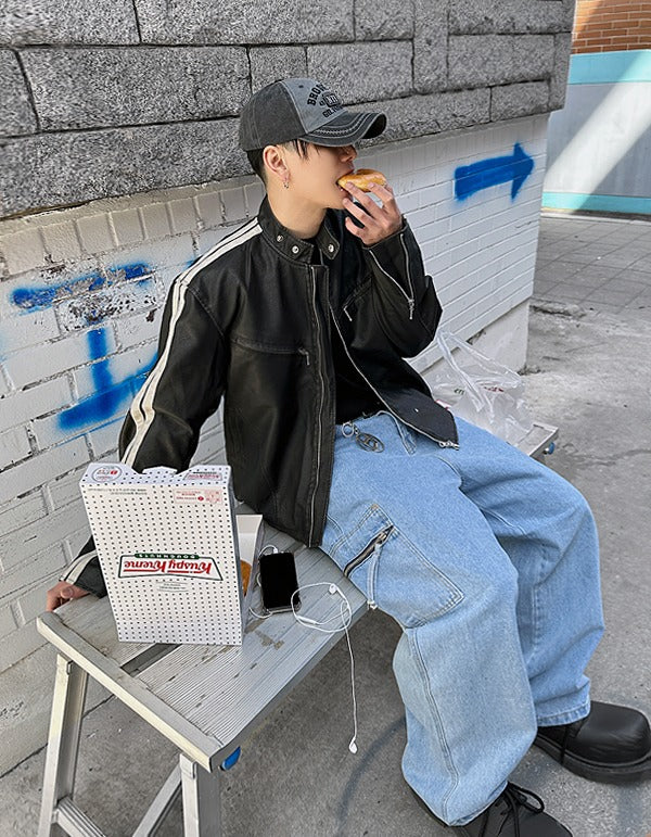 y2k レザージャケット - HOLY IN CODE | 60% - アジアファッション通販