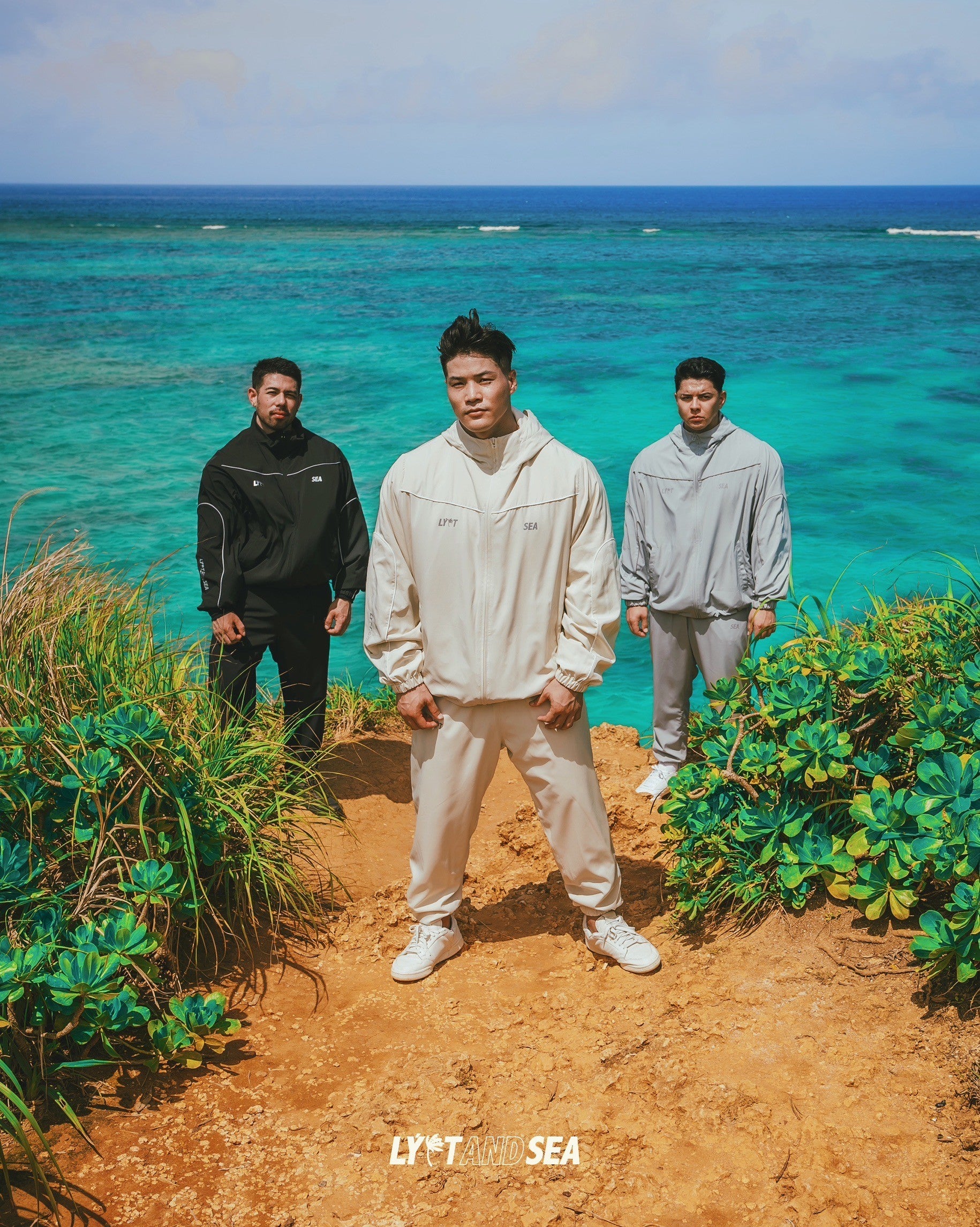 LÝFT × WIND AND SEA Piping Hooded Zip-Up Jacket - Black