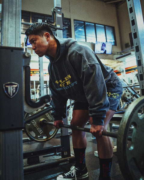 LÝFT × GOLD'S GYM Vintage Logo Hoodie 1482 – フィットネスショップ