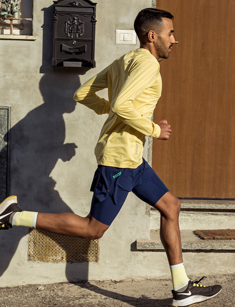 Men's Dual Run Shorts | Light Grey – SOAR Running