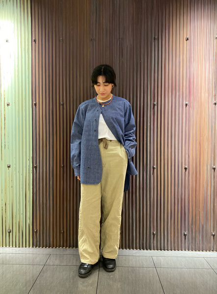 残り僅か》FRENCH ARMY SHIRT - HEAVY OXFORD DUNGAREE – ナイジェル