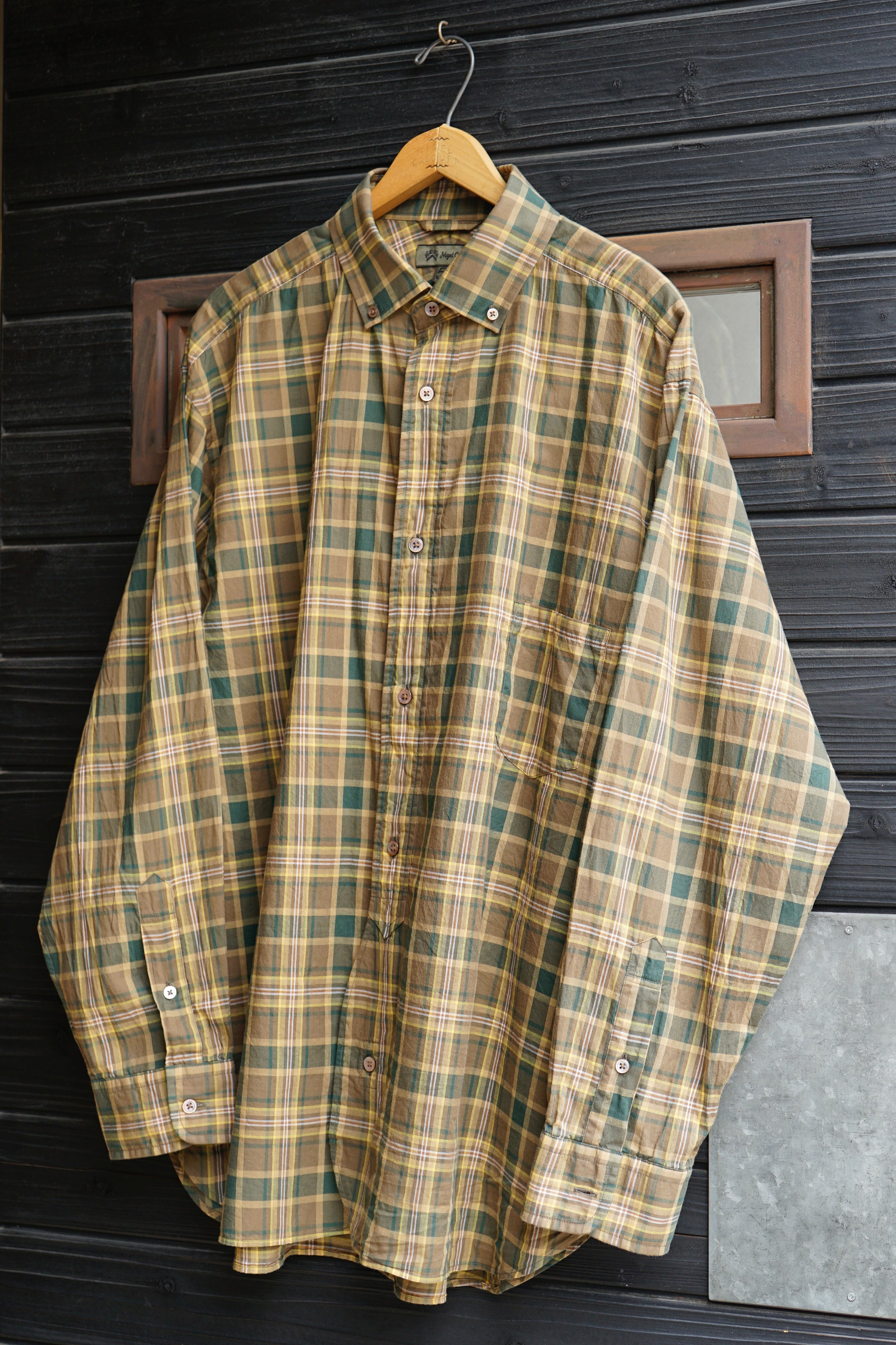 HIGH SUMMER COLLECTION》BRITISH OFFICERS SHIRT - TYPE2 CHECK