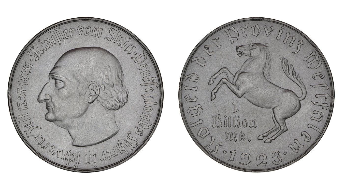 額面世界最高のドイツの1兆マルク。その特徴や時代背景、価格状況を