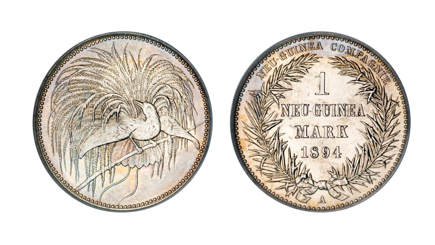 世界一美しい鳥を描いた「極楽鳥 5マルク銀貨」、その特徴や時代背景