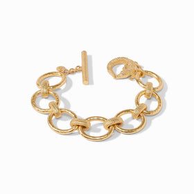 Alligator Link Bracelet - Gold Link Bracelet | Julie Vos