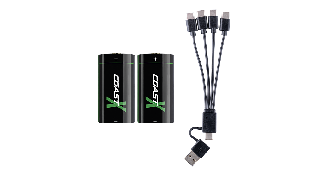 ZITHION-X CR123 Rechargeable Batteries | COAST: Innovative LED