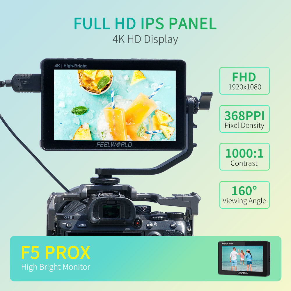 新しい FEELWORLD F5 PROX カメラ モニターのご紹介: Filmmak をレベル