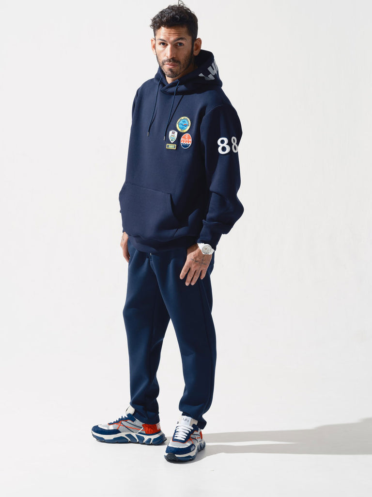 L4K3×muta】ライトボンディングパーカー【43/ネイビー】MMJC-443165LK