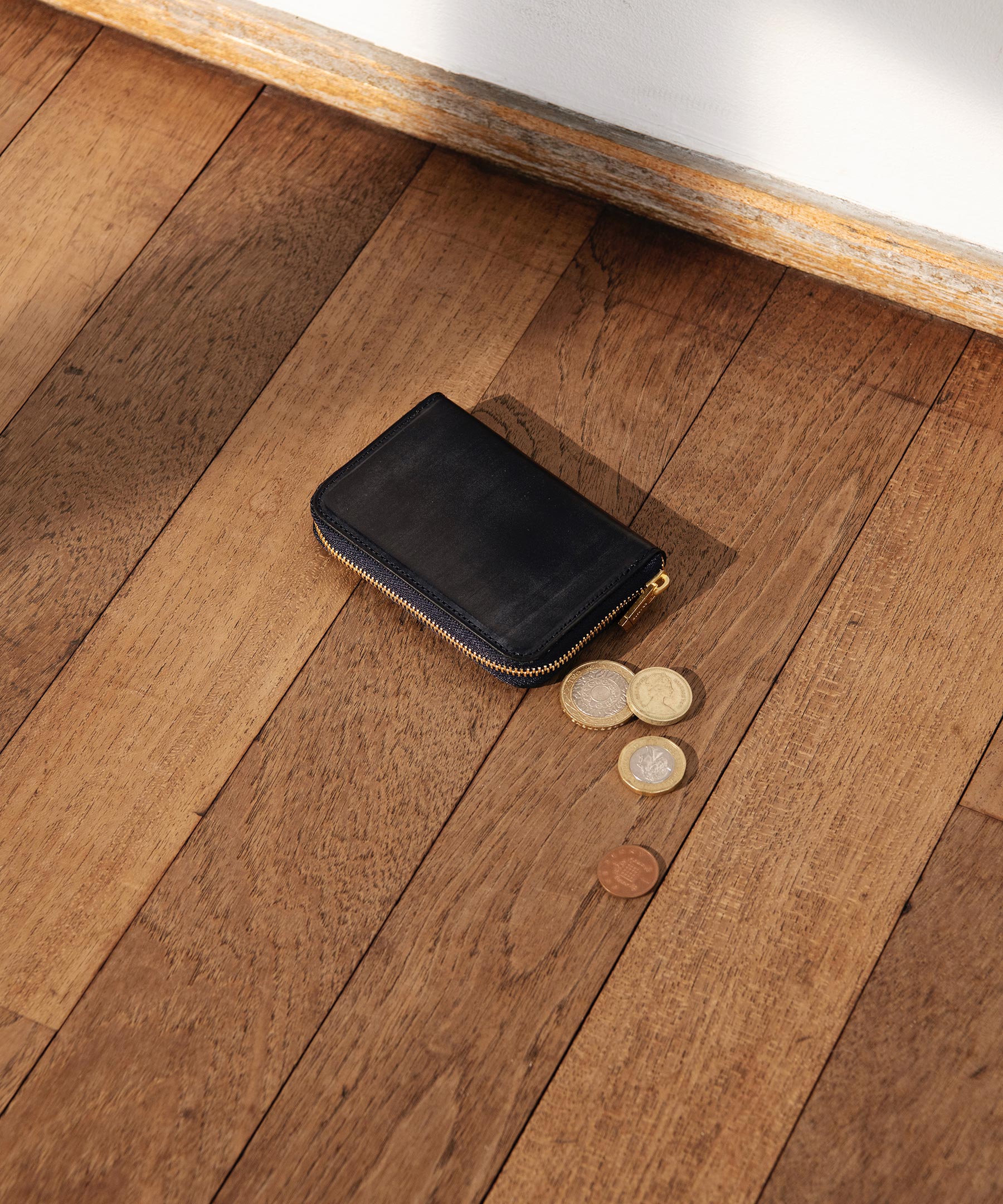 ブライドルレザー小銭入れ カードも入るコインケース｜CRAFSTO