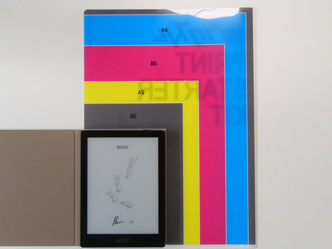 BOOX製品6機種のサイズ比較と用途の違いについて紹介します