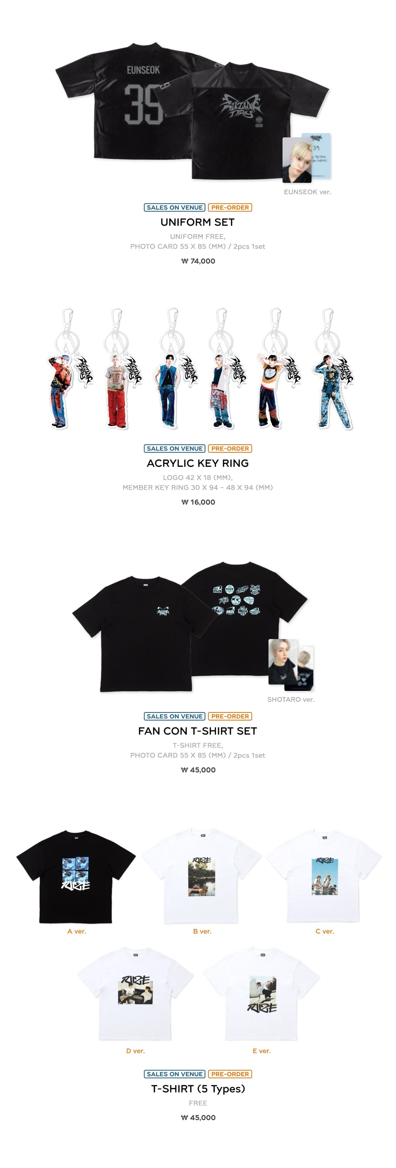 RIIZE] 2024 Riize Fan Con Tour : Riizing Day Official MD – krmerch