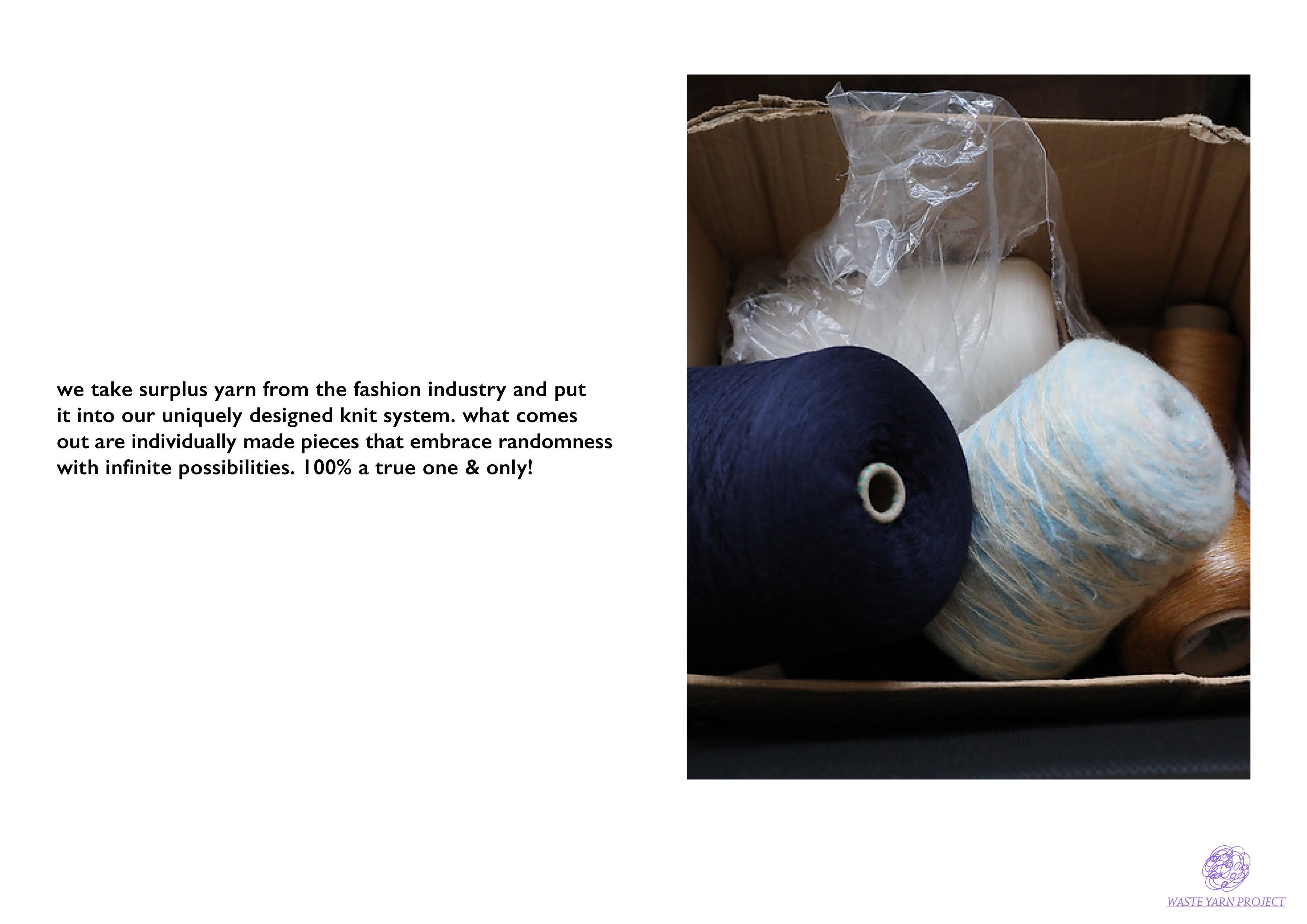 LOOK BOOK 1 – Waste Yarn Project