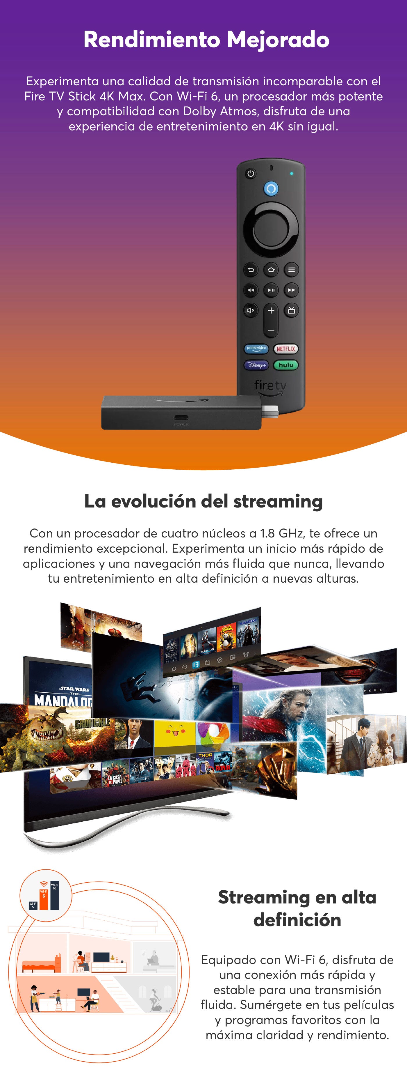 Amazon Fire TV Stick 4K Max (2da Generación) | Bestmart Chile