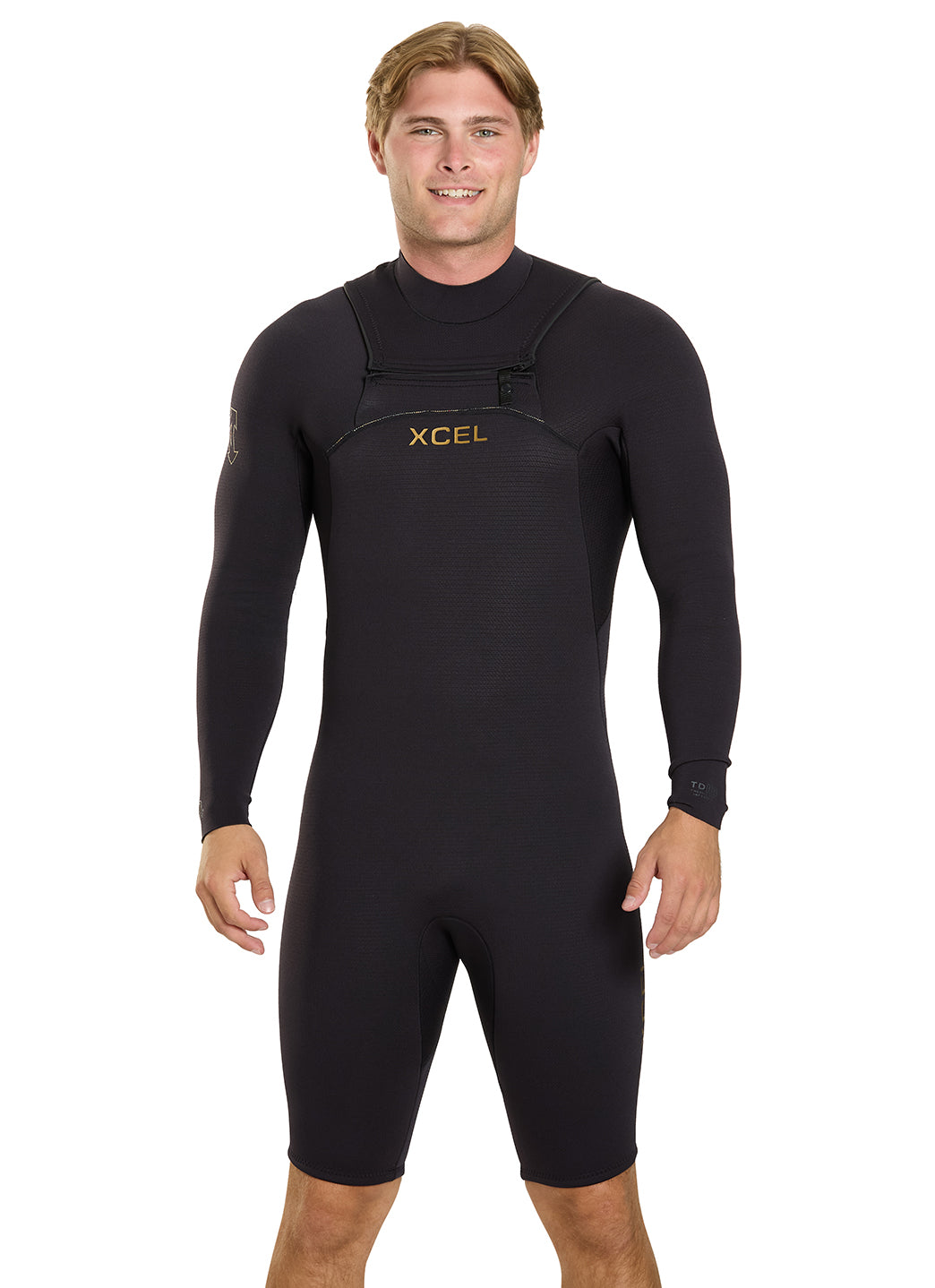 Xcel Men's 2mm Axis Back Zip Short John Wetsuit at SwimOutlet.com