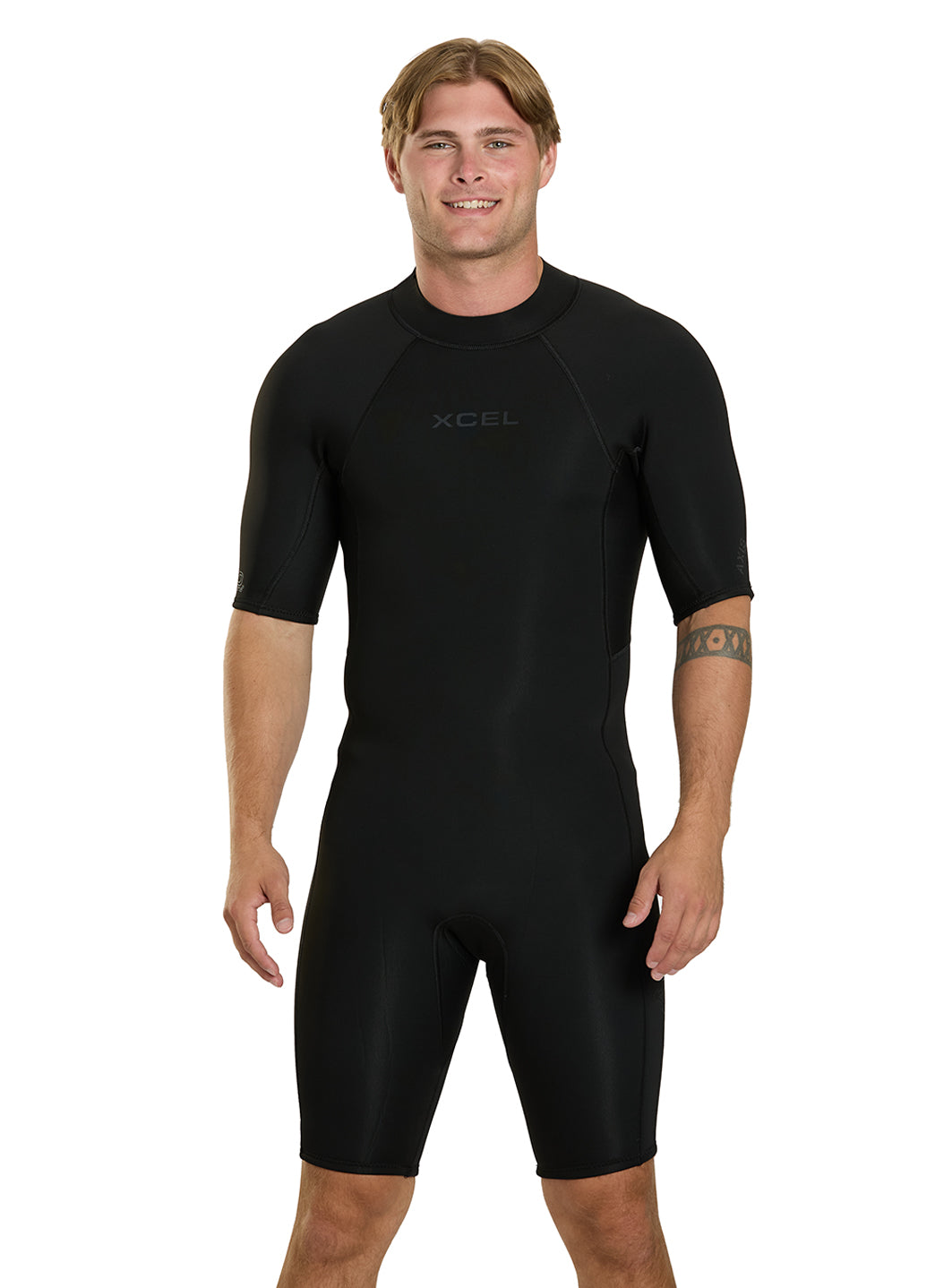Xcel Men's 2mm Axis Back Zip Short John Wetsuit at SwimOutlet.com
