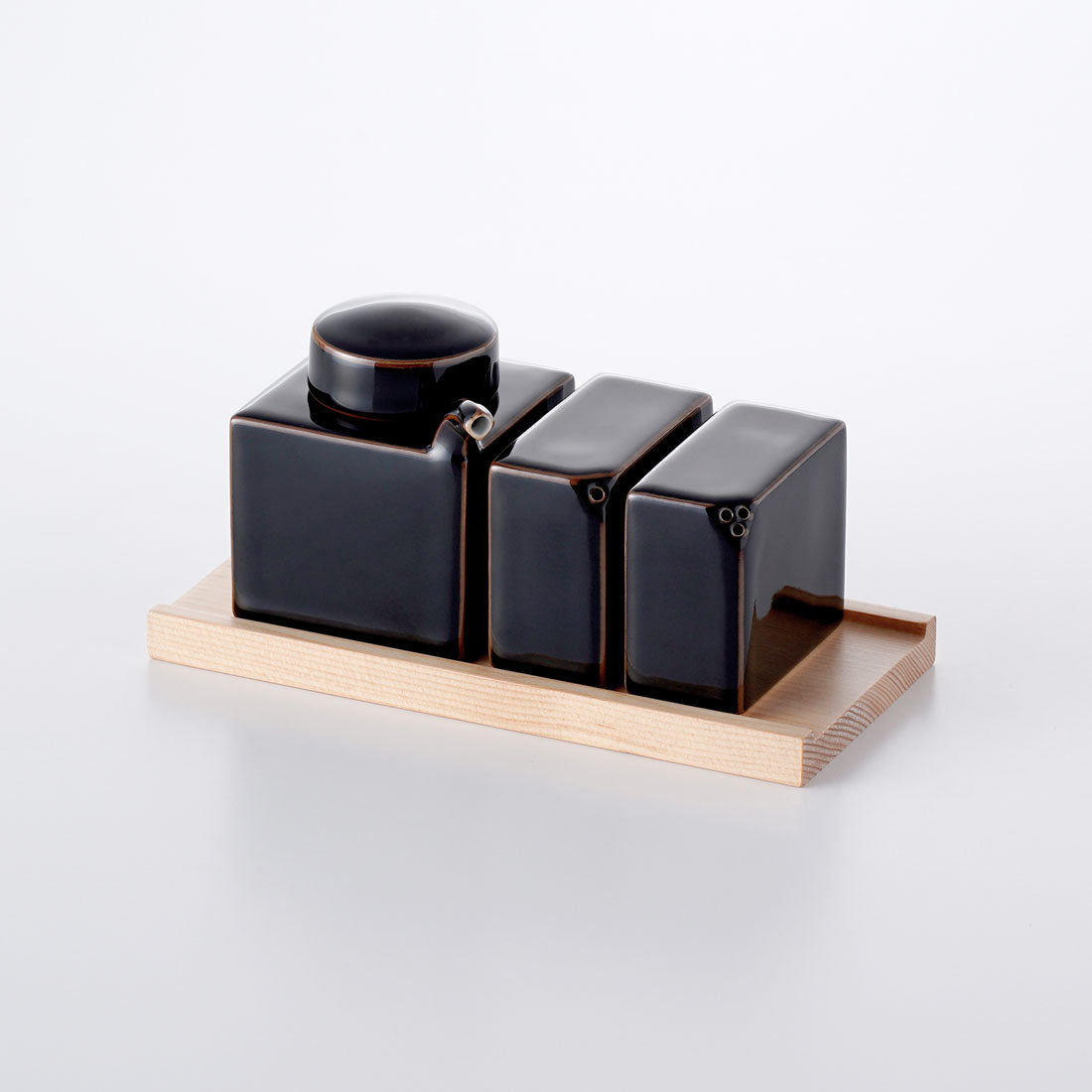 コンディメント こしょう入れ 天目 | 白山陶器直営オンラインストア