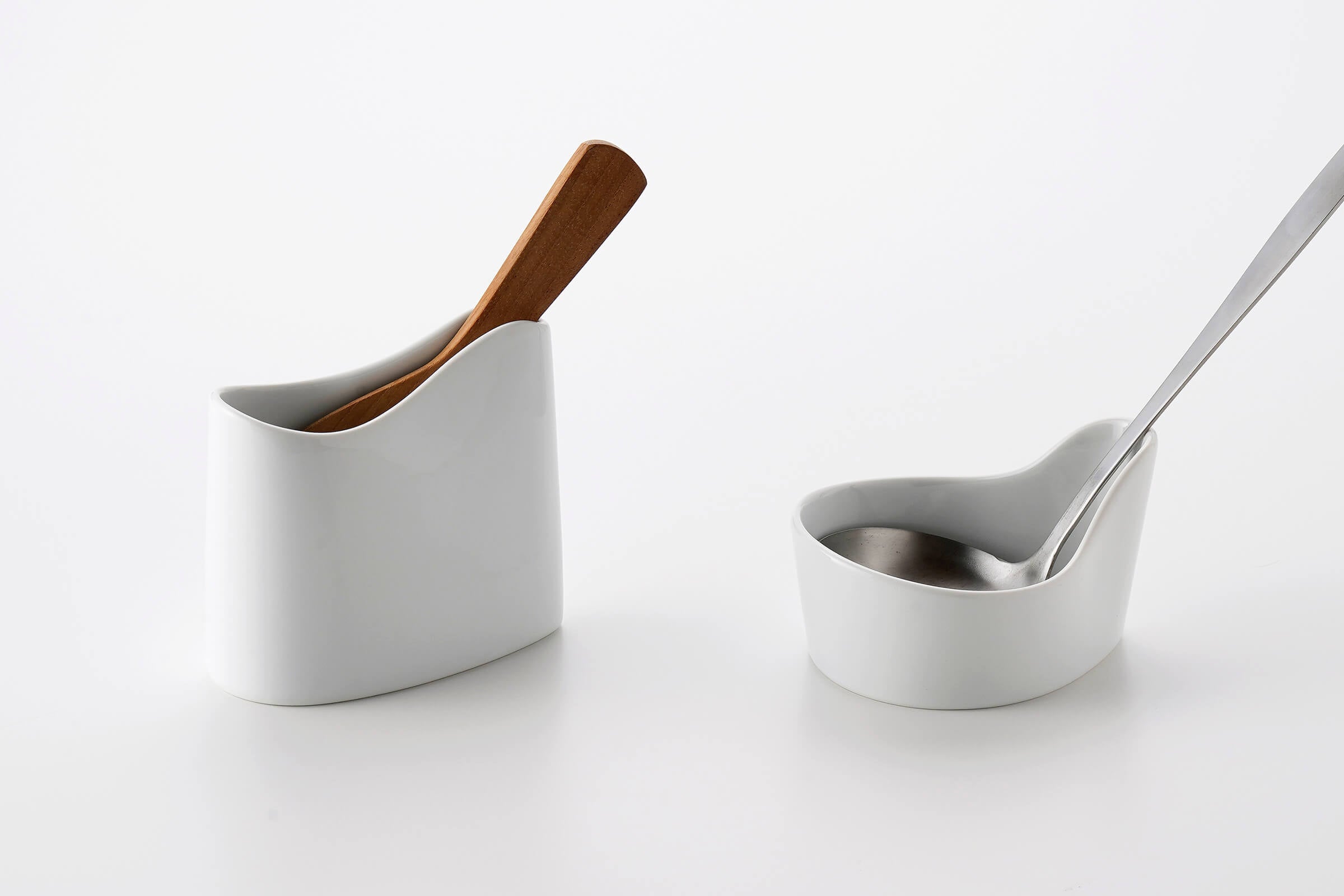 ポケット お玉たて ホワイト | 白山陶器直営オンラインストア