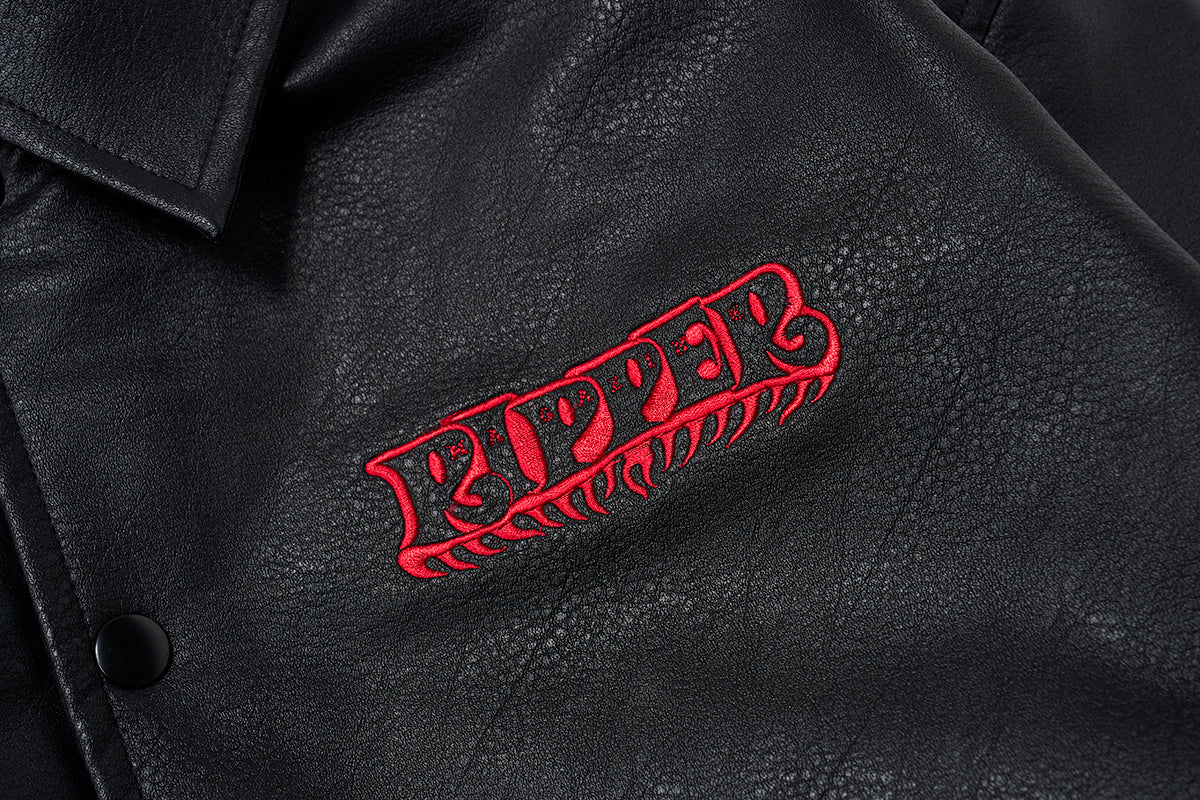 RIPPER FAKE LEATHER COACH JACKET – ROLLER magazine