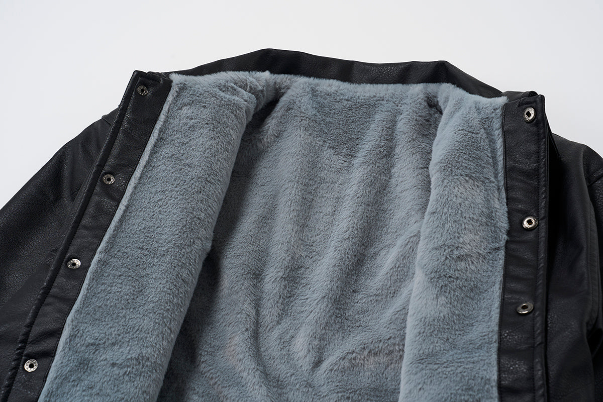 再販商品＞ROLLER FAKE LEATHER COACH JACKET < Re-released &gt