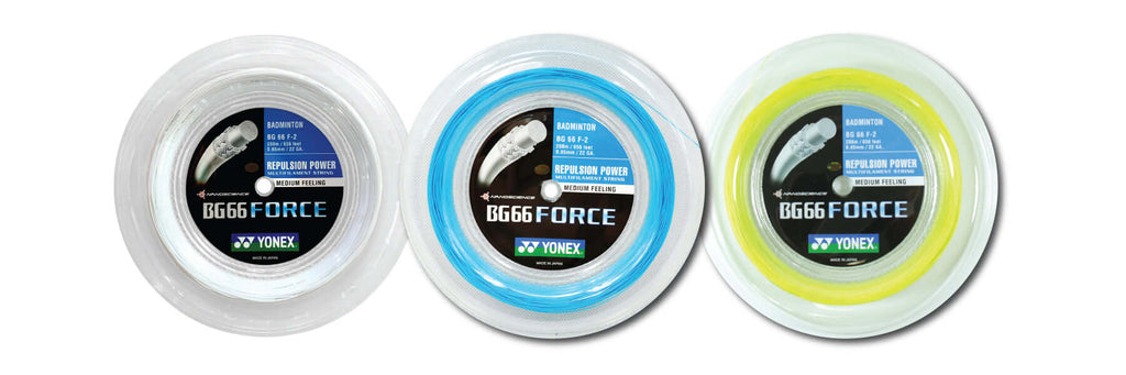 Yonex BG 66 Force 200m Badminton String (Cyan) - JoyBadminton