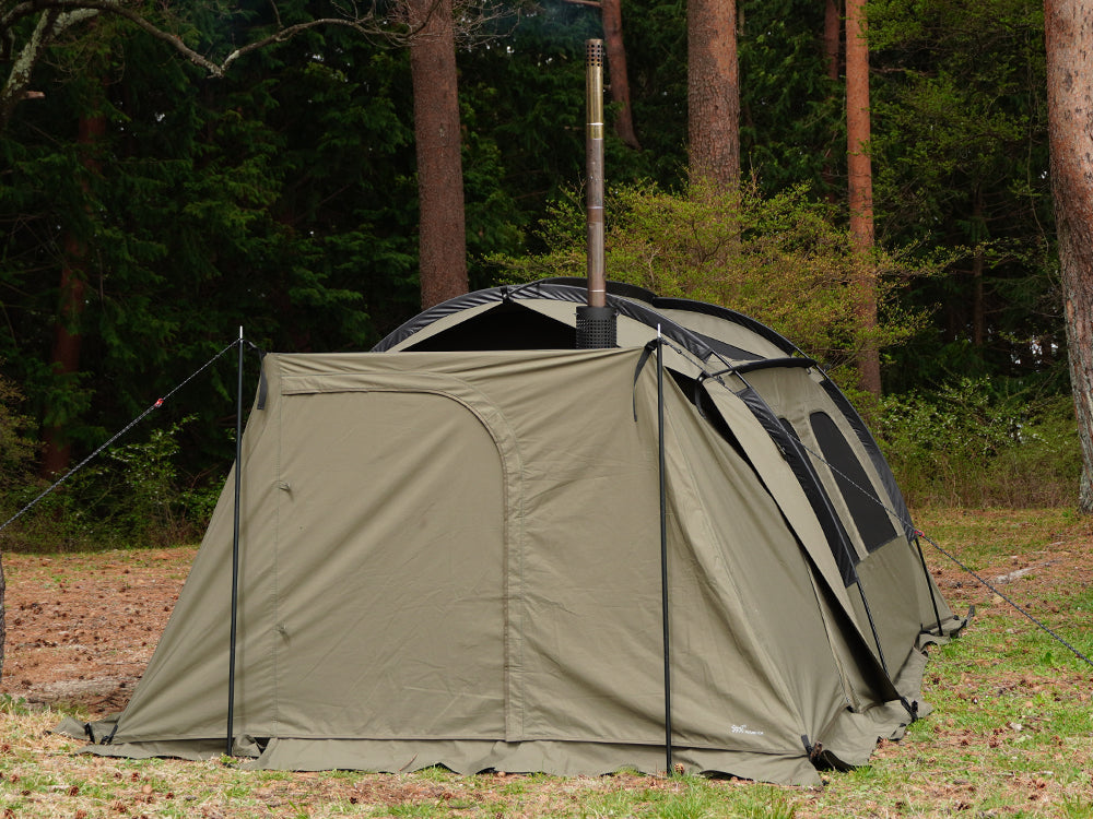 FOX-BASE VILLA 専用 拡張前室 TC素材 薪ストーブインストール可能