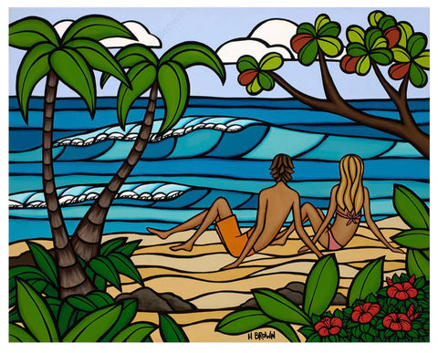 Heather Brown Surf Art Release, Island Romance – Heather Brown Art