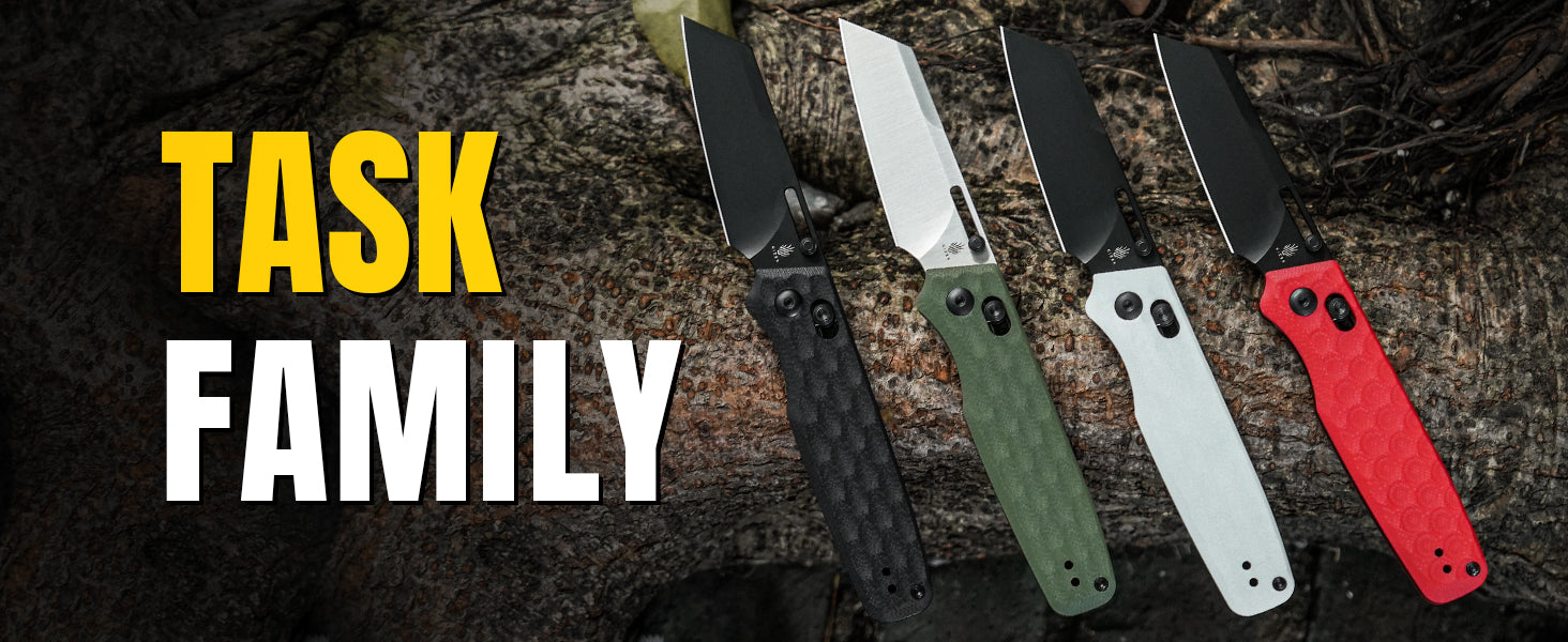 Task 3.04 inch Clutch Lock Black G10 Handle V3641C2-Kizer