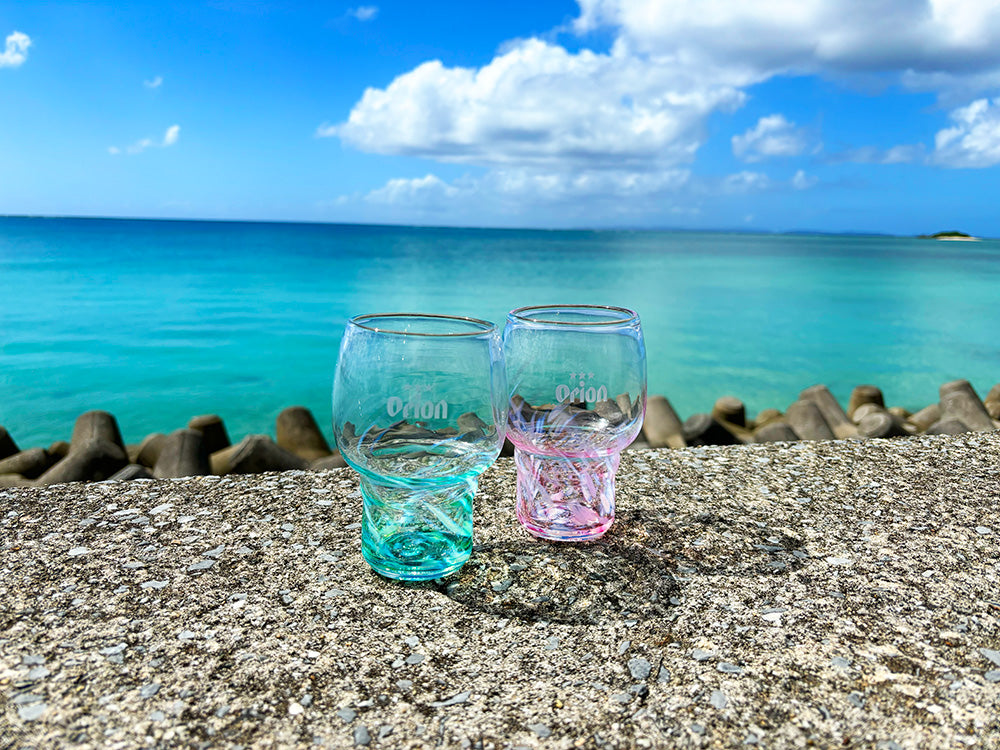 琉球ガラス -燈人（ともしびと）- IPAグラス （カラー：ライトラムネ