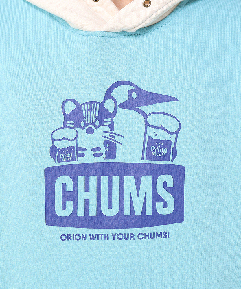 ORION×CHUMSコラボ25FW】YAMANEKO プルオーバーパーカー NAVY カラー